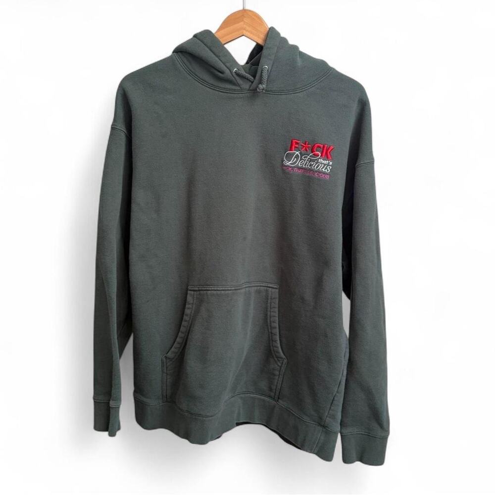 Action Bronson Baklava That’s Delicious Hoodie Mens XL Forest Green Streetwear